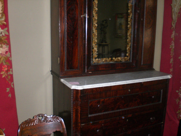 Dining Room Hutch Cabinet with Center Mirror, , Cabinets, Deep South Antiques Deep South Antiques