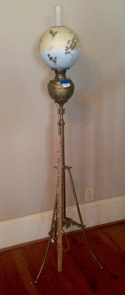 antique lamps with globes