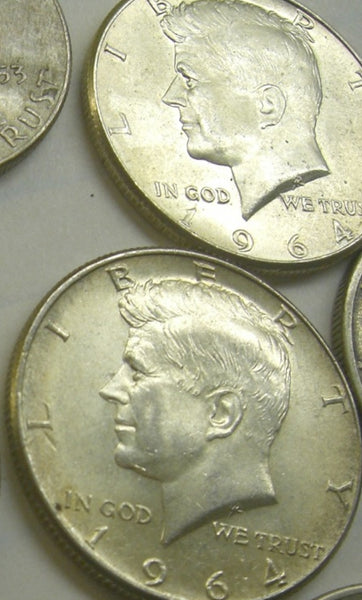 Coin Collection JFK Kennedy Halves 1964