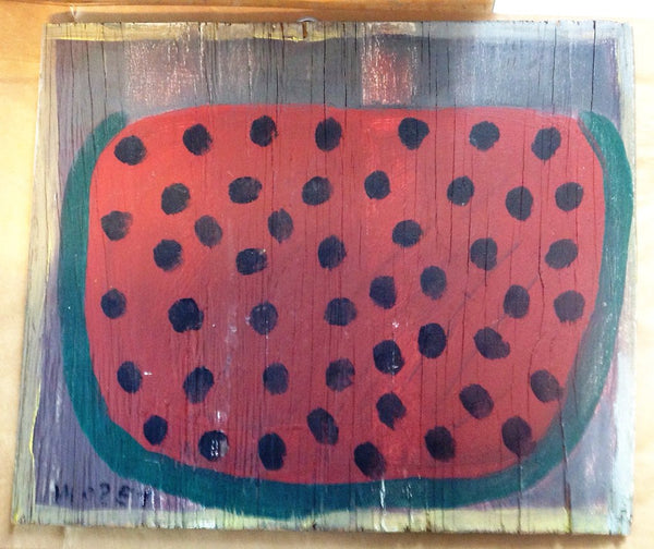 folk Art Americana Mose t watermelon