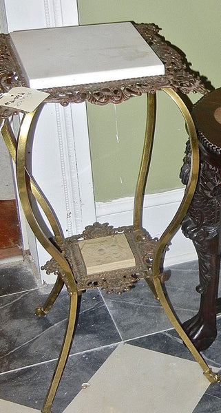 Brass Antique Plant Stand, , Tables, Deep South Antiques Deep South Antiques